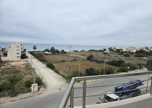 Appartement S+2 Avec Vue Mer & Parking En Vente à Chatt Mariem, Sousse